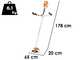 STIHL FSA 80 - Decespugliatore con batteria AK 30 S - 36V 5Ah