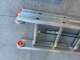 OUTLET -  DIFETTI ESTETICI - Scala a rotaia con fune in alluminio a 2 elementi FACAL ROLLER - 18+18