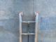 OUTLET -  DIFETTI ESTETICI - Scala a rotaia con fune in alluminio a 2 elementi FACAL ROLLER - 18+18