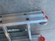OUTLET -  DIFETTI ESTETICI - Scala a rotaia con fune in alluminio a 2 elementi FACAL ROLLER - 18+18