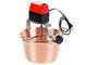 OUTLET - DIFETTI ESTETICI - NuovaFac Cuoca Automatica - Paiolo elettrico in rame martellato a induzione - 9L - 24W