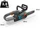 Gardena PowerSaw 250/18V - Elettrosega a batteria - lama da 25cm - SENZA BATTERIA E CARICABATTERIE