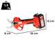Sbaraglia Tecno Smart 37 - Forbice elettrica a batteria - 2x 21V/5.2Ah
