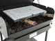 Cruccolini Rimini - Barbecue in ferro artigianale a gas - Griglia inox 68x46