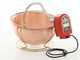 OUTLET - DIFETTI ESTETICI - NuovaFac Cuoca Automatica - Paiolo in rame elettrico martellato per polenta base tonda 6L - 5W