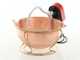 OUTLET - DIFETTI ESTETICI - NuovaFac Cuoca Automatica - Paiolo in rame elettrico martellato per polenta base tonda 6L - 5W
