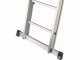 Svelt Euro E3 SCE30040, 3x14 gradini, 10.20 m - Scala telescopica in alluminio - Altezza stimata operativa 11.20 m
