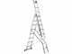 Svelt Euro E3 SCE30040, 3x14 gradini, 10.20 m - Scala telescopica in alluminio - Altezza stimata operativa 11.20 m