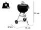 Weber Classic Kettle 47cm - Barbecue a carbone