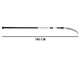Castellari PO35P+ATO3 - Seghetto su asta ovale in alluminio - 180-300 cm - Lama da 35 cm