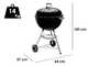 Weber Classic Kettle 57cm - Barbecue a carbone