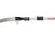 Castellari PO35PRO+ATO4 - Seghetto con denti &quot;U&quot; su asta ovale in alluminio - 230-390 cm - Lama da 35 cm