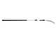Castellari PO35PRO+ATO4 - Seghetto con denti &quot;U&quot; su asta ovale in alluminio - 230-390 cm - Lama da 35 cm