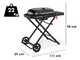 Weber Traveler Stealth - Barbecue a gas portatile