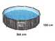 Bestway Steel Pro Max 5614X - &Oslash;366x100 cm - Piscina Rotonda