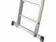 Svelt Euro E3 SCE3R030, 3x12 gradini, 9.10 m - Scala telescopica in alluminio allungabile - Altezza stimata operativa 10.10 m