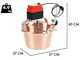 OUTLET - PICCOLI DIFETTI ESTETICI - NuovaFac Cuoca Automatica - Paiolo elettrico in rame martellato a induzione - 9L - 24W