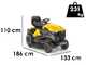 Stiga Tornado 7108 W Special - Trattorino tosaerba - Motore Honda GXV 630