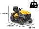 Stiga Tornado 7108 W - Trattorino tosaerba - Bicilindrico - Scarico Laterale e Mulching