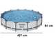 Bestway Steel Pro Max 56595 - &Oslash;427x84 cm - Piscina Rotonda