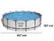 Bestway Steel Pro Max 56488 - &Oslash;457x107 cm - Piscina Rotonda