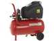 OUTLET - PICCOLI DIFETTI ESTETICI - Compressore aria elettrico carrellato FINI Amico 25/SF2500 - Motore 2 HP - 24 lt