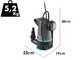 Gardena 20000 BASIC - Pompa sommersa elettrica 2 in 1 per acque chiare e sporche - Galleggiante integrato