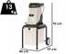 BlackStone SHRED 45 BL PLUS - Biotrituratore elettrico - Coltelli reversibili - Cesto di raccolta