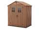 OUTLET - DIFETTI ESTETICI - Keter Darwin marrone - Casetta da giardino - Con finestre frontali - 190x122x221 cm
