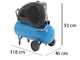 OUTLET - PICCOLI DIFETTI ESTETICI - Abac A39B 100 CM3 - Compressore aria monofase professionale a cinghia - 100 lt
