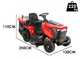 GeoTech-Pro PRTM 180-1020 H-CM - Trattorino tagliaerba - Cambio idrostatico- Cesto di raccolta