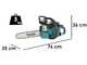 Makita EA3600F40B - Motosega a scoppio da taglio - Barra da 40cm