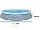 Bestway Fast Set 57313 - Piscina gonfiabile + Pompa filtro 29 W