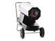 OUTLET - DIFETTI ESTETICI - BullMach BM-DDH 30 - Generatore di aria calda diesel - A combustione diretta - Carrellato - 30kW