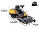 Stiga Park 300 LC - Trattorino con taglio frontale con cambio idrostatico - Front Mower