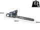 Hyundai RG5600-5 - Motosega a scoppio da abbattimento - Lama da 60cm