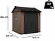 Keter Newton plus 757/775 - Casetta da giardino - Con finestre - 230x223.8x246 cm
