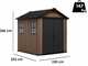 Keter Newton plus 757/775 - Casetta da giardino - Con finestre - 230x223.8x246 cm