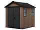 Keter Newton plus 757/775 - Casetta da giardino - Con finestre - 230x223.8x246 cm