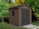 Keter Newton plus 757/775 - Casetta da giardino - Con finestre - 230x223.8x246 cm