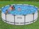 Bestway Steel Pro Max 56950 - &Oslash;427x107 cm - Piscina Rotonda per 7-8 Persone