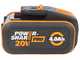 Worx Nitro WG745E - Tagliaerba a batteria - 2x20V/4Ah - Taglio 41cm