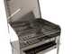 OUTLET - DIFETTI ESTETICI - Seven Italy Achille Medium - Barbecue in acciaio inox artigianale a carbone - 57,5x37cm