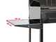 OUTLET - DIFETTI ESTETICI - Seven Italy Achille Medium - Barbecue in acciaio inox artigianale a carbone - 57,5x37cm