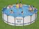 Bestway Steel Pro Max 5612Z - Piscina Rotonda per 9-10 Persone