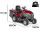 Castelgarden XHT 240 4WD - Trattorino tagliaerba con cesto di raccolta - cambio idrostatico
