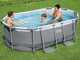 Bestway Steel Pro Max 5614A - 305x200x84 cm - Piscina Ovale + Pompa filtro 16 W