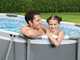 Bestway Steel Pro Max 5614A - 305x200x84 cm - Piscina Ovale + Pompa filtro 16 W