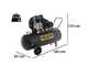 OUTLET - PICCOLI DIFETTI ESTETICI - Nuair B3800B/4CT/200 Tech-Pro - Compressore aria elettrico monofase a cinghia - Motore 4 HP - 200 lt
