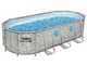 Bestway Steel Pro Max Splashview 56716 - 549x274x122 cm - Piscina Ovale per 7-8 Persone